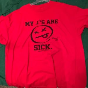 Air Jordan Retro 12 “flu game” T-shirt